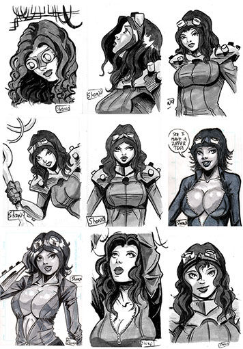 Download this Gear Sketch Card set now on patreon!
