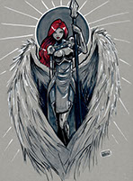 War Angel Original Art